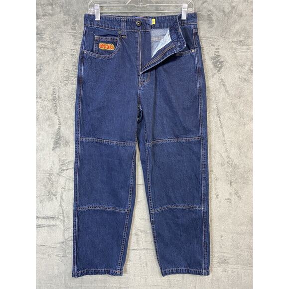 Empyre Other - Vintage Empyre Blue Jeans Men 28 Double Knee Baggy Loose Skater Grunge Baggy 90s